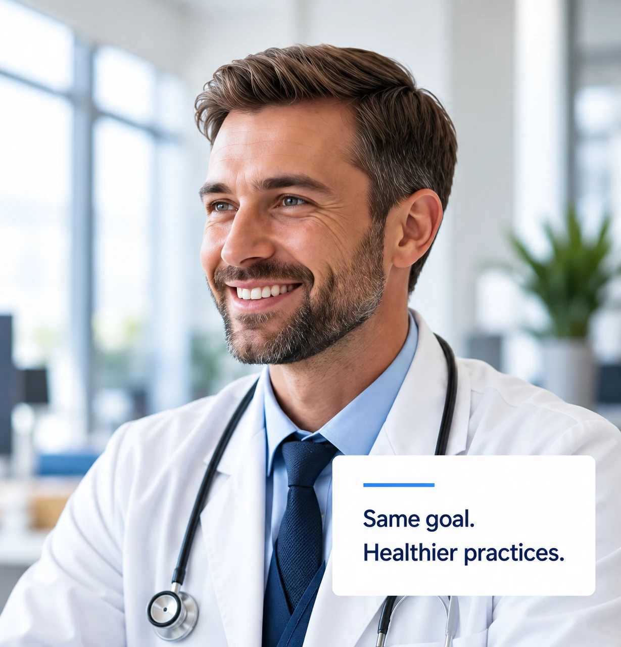 Healthcare practice and remote support team